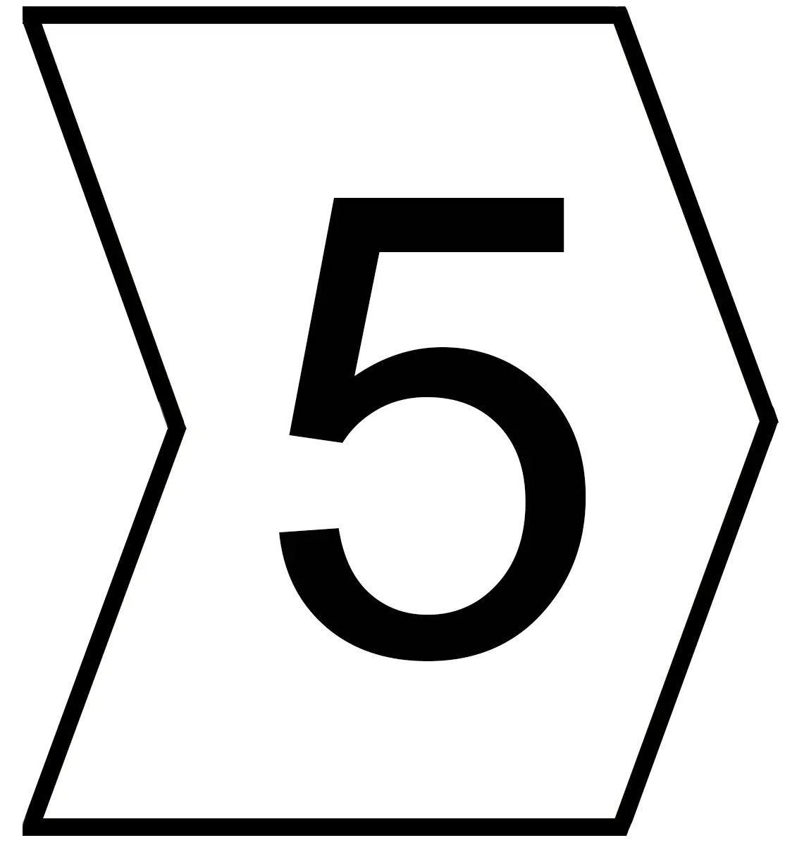 Produktfoto 1 von HellermannTyton Helagrip Kabelmarkierung Aufschiebbar, Beschriftung: 5, Schwarz Weiß, Ø 2 mm - 5 mm, 3.5 mm