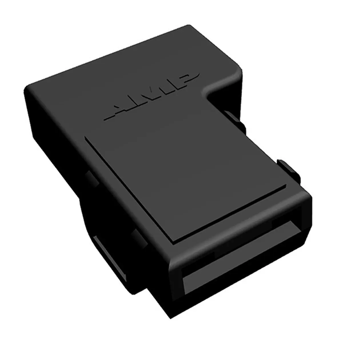 Produktfoto 1 von TE Connectivity 250 Crimpkontaktgehäuse, Gr. 14.7 x 5.6 mm, Stecker, Polyamid 66, B 14.7 mm, Schwarz, 1-polig