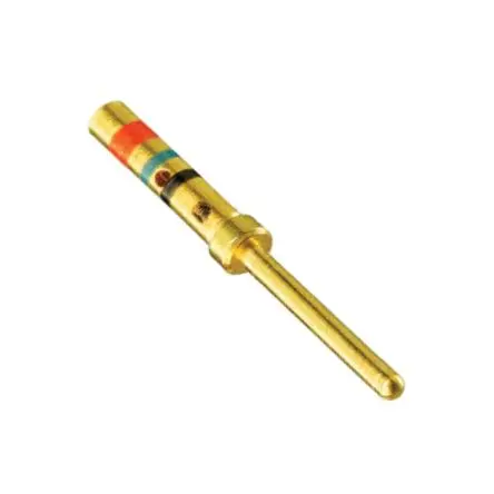 Produktfoto 1 von TE Connectivity Crimpbefestigung Rundsteckverbinderkontakt Stift Stecker Größe 20, für Rundsteckverbinder, 20