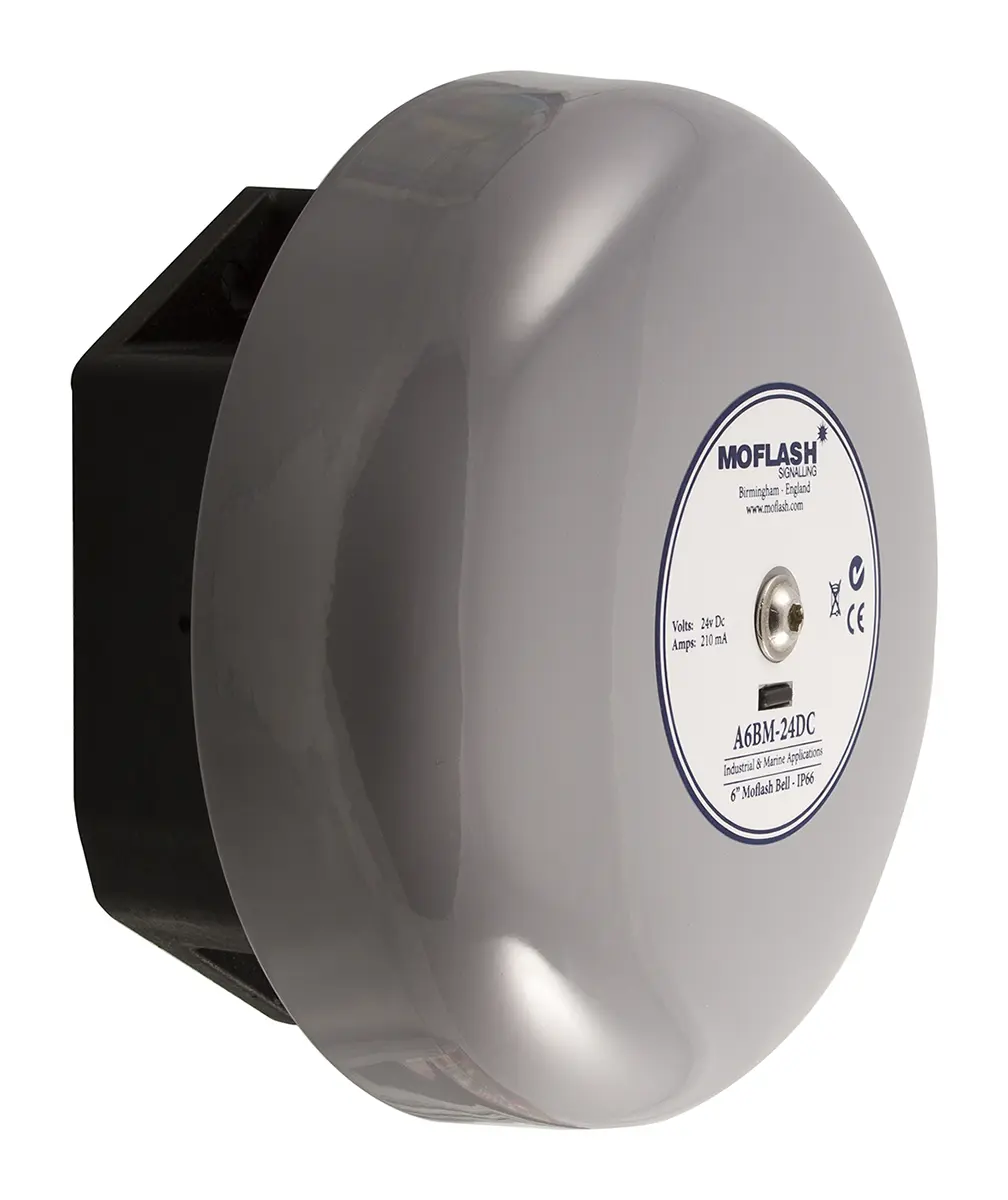 Produktfoto 1 von Moflash A6BM Sirene IP66 230 V 106dB Grau, Ø 168 mm