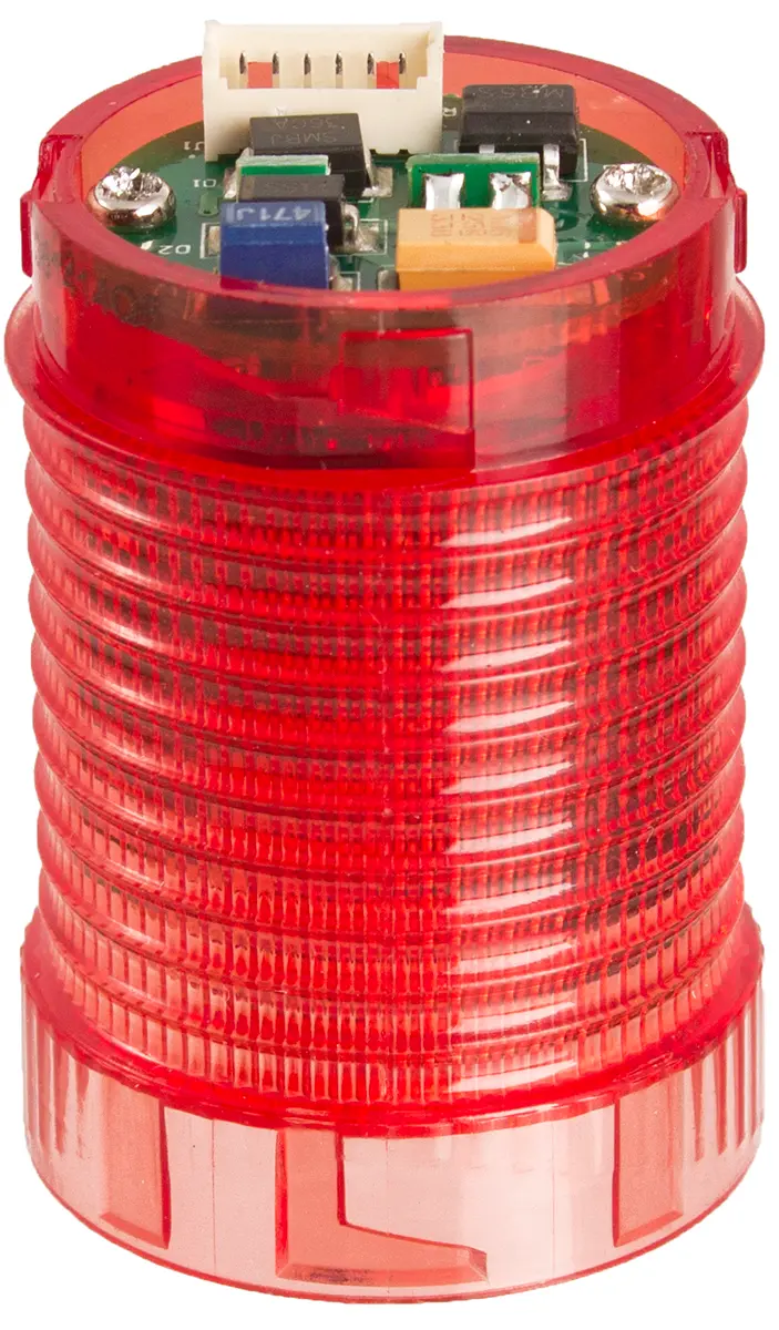 Produktfoto 1 von Moflash LED-MINI Signalleuchte Dauer-Licht Rot, 12 → 24 V dc, 30mm x 42mm