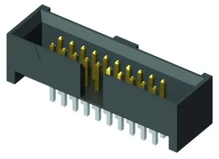 Samtec SHF Leiterplattenleiste Gerade, 16-polig / 2-reihig, Raster 1.27 mm Raster Durchsteckmontage, Kabel-Platine,