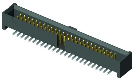 Produktfoto 1 von Samtec SHF Leiterplattenleiste Gerade, 40-polig / 2-reihig, Raster 1.27 mm Raster Oberfläche, Kabel-Platine, Ummantelt