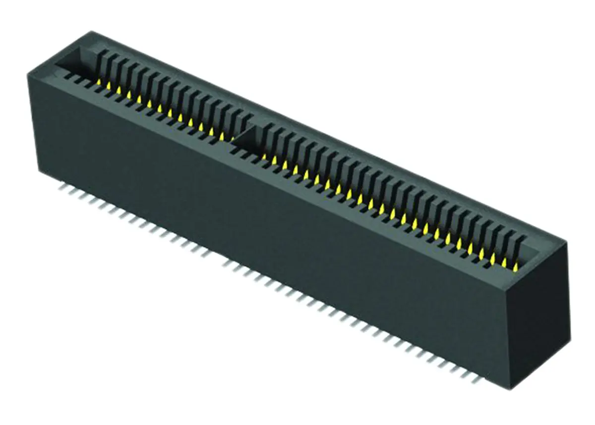 Produktfoto 1 von Samtec Serie MEC1 Kantensteckverbinder Buchse, 1 mm, 140-polig, 2-reihig, Gerade, SMD Lot