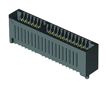 Produktfoto 1 von Samtec Serie MECF Kantensteckverbinder Buchse, 1.27 mm, 80-polig, 2-reihig, Gerade, Oberfläche Lot