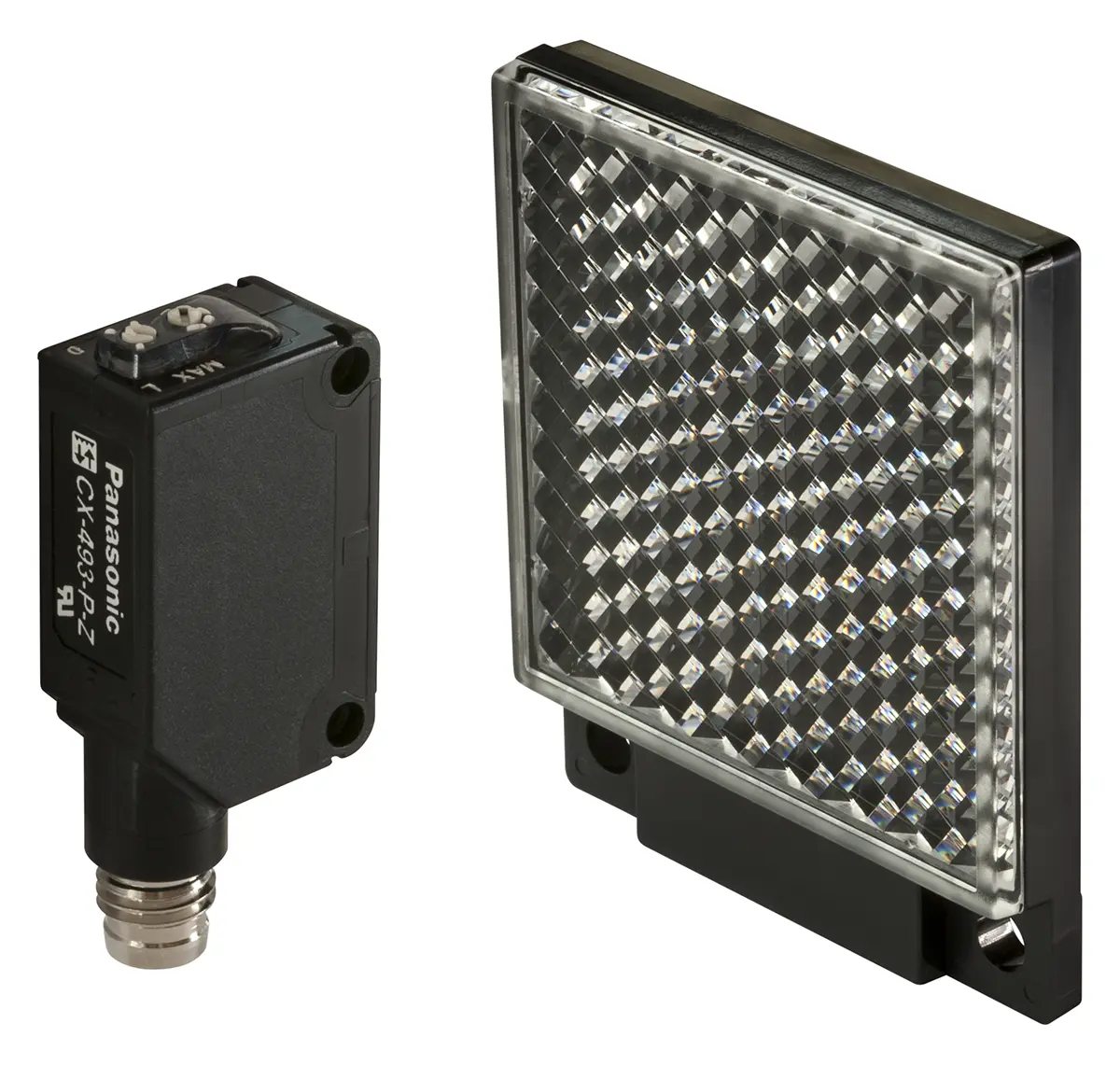 Produktfoto 1 von Panasonic CX-400 Kubisch Optischer Sensor, Reflektierend, Bereich 3 m, NPN Ausgang, 4-poliger M8-Steckverbinder