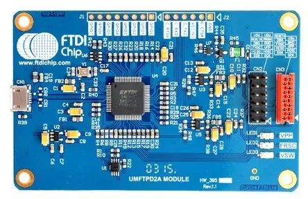 Produktfoto 1 von Bridgetek FT90x Chip-Programmiergerät, Programmierer-Modul, Debugging und EFUSE-Brennen, FT90x-Programmierung