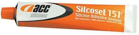 Produktfoto 1 von ACC Silcoset 151 Dichtmittel Weiß Flüssig, Rohr 75 ml, 300 °C, -60 °C