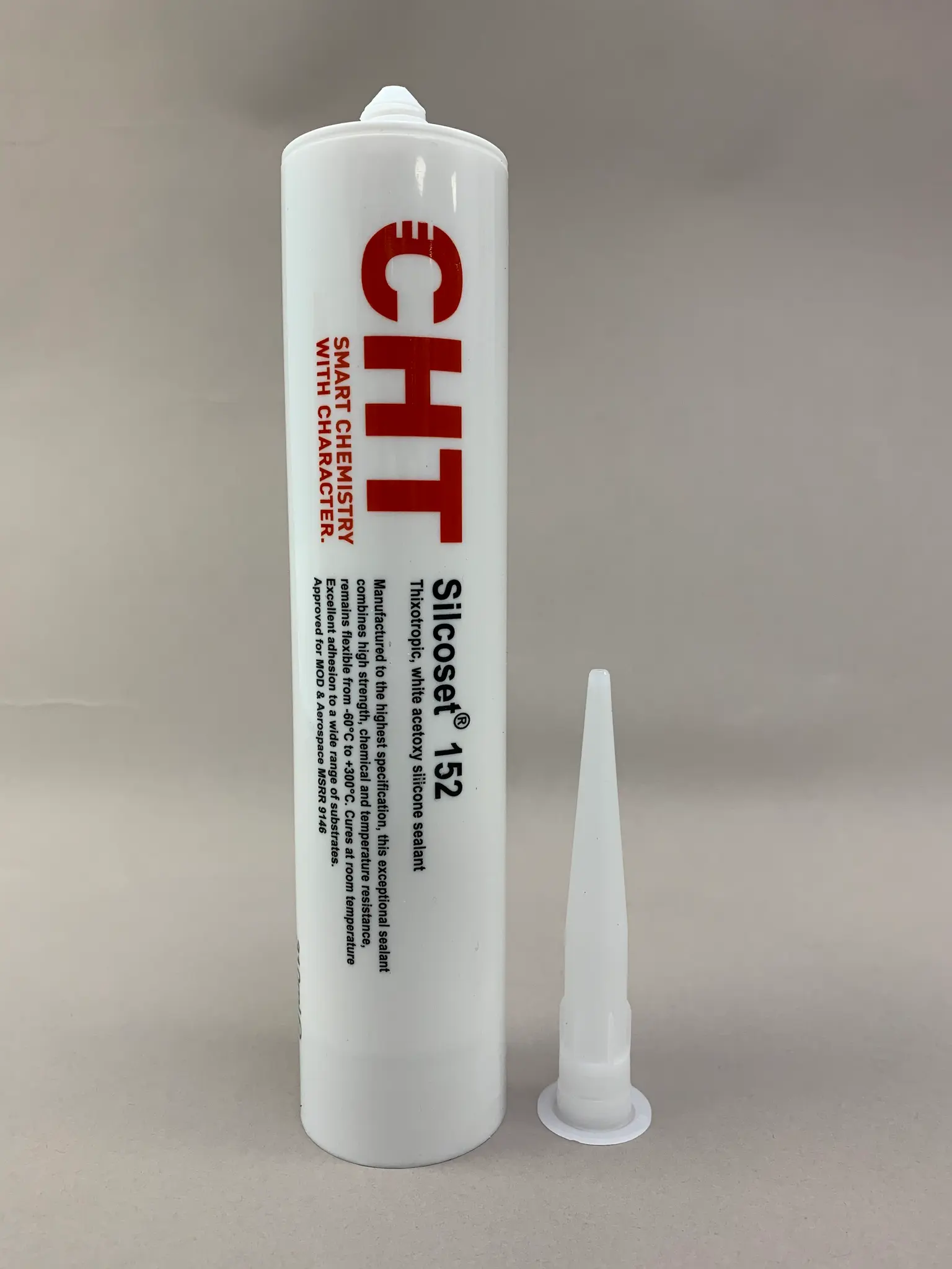Produktfoto 1 von ACC Silcoset 152 Dichtmittel Weiß Paste, Patrone 310 ml, 300 °C, -60 °C
