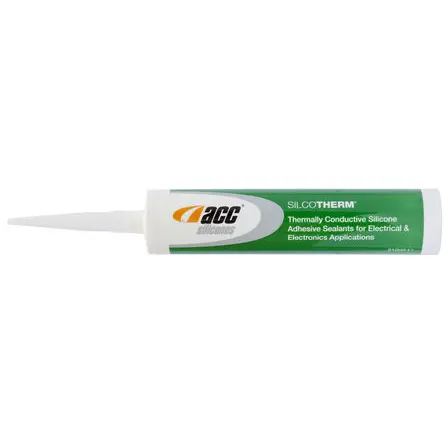 Produktfoto 1 von ACC SILCOTHERM Dichtmittel Grau Paste Nicht-korrosiv, Patrone 310 ml, 220 °C, -50 °C