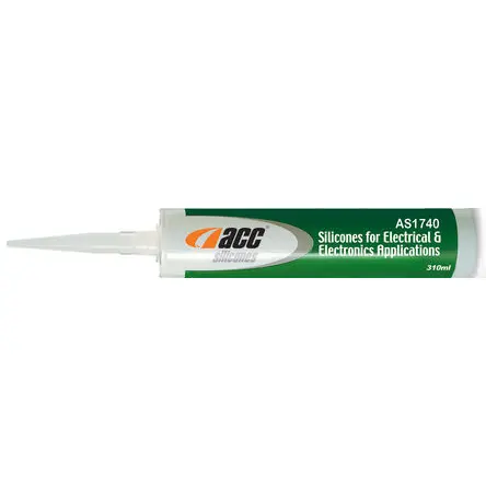 Produktfoto 1 von ACC AS1740 Dichtmittel Lichtdurchlässig Flüssig, Patrone 310 ml, 200 °C, -62 °C
