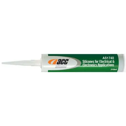 Produktfoto 1 von ACC AS1740 Dichtmittel Lichtdurchlässig Flüssig, Patrone 310 ml, 200 °C, -62 °C