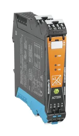 Produktfoto 1 von Weidmüller Serie ACT20X Signalwandler 19.2V, 31.2 V, Strom, Widerstands-Temperaturfühler (RTD), Spannung, Thermoelement