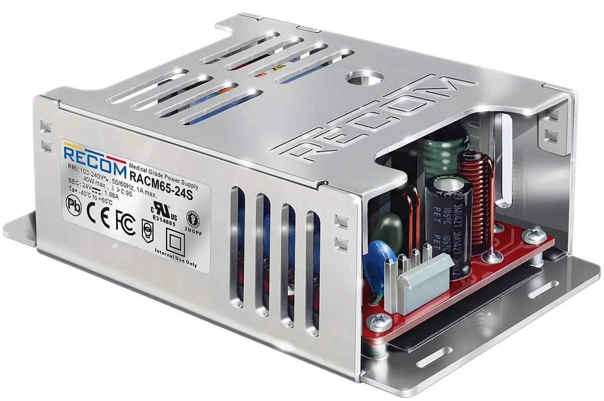 Produktfoto 1 von Recom RACM65 Schaltnetzteil 1 12V 0.15 W, Fahrgestell 264V