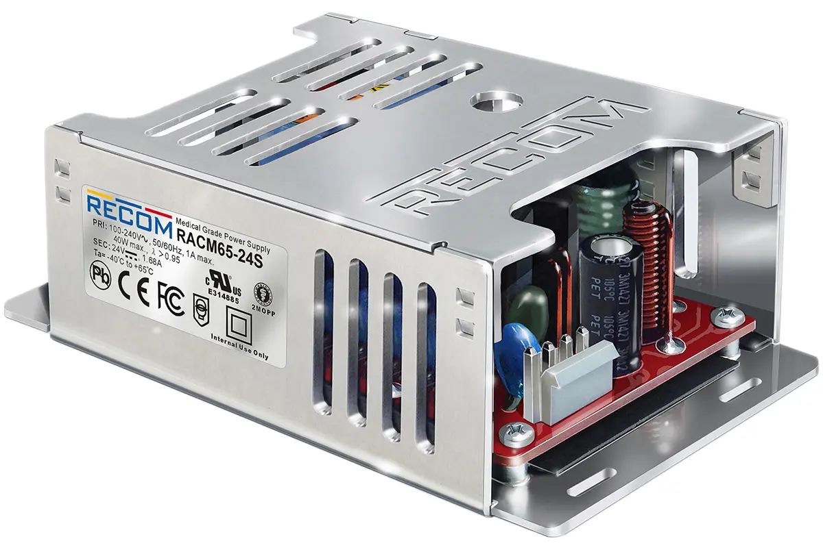 Produktfoto 1 von Recom RACM65 Schaltnetzteil 1 15V 0.15 W, Fahrgestell 264V
