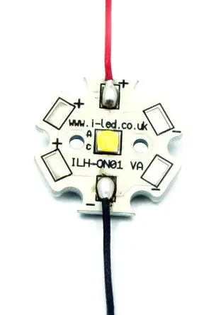 Produktfoto 1 von Intelligent LED Solutions LED-Array OSLON Square PowerStar Weiß, 1-LEDs, Ø 20 mm Außen-ø 280 lm-Typ, 6500k 2 mm