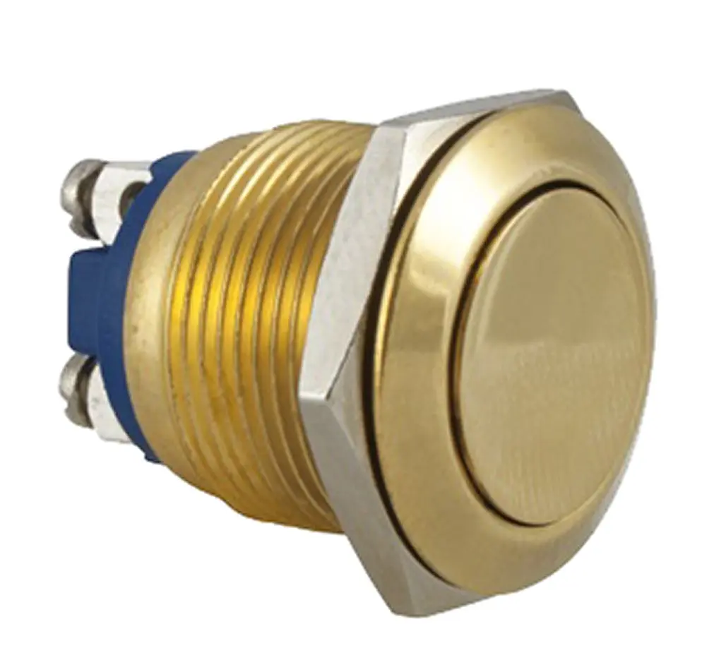 Produktfoto 1 von RS PRO Druckschalter Tastend Panel Ø 19 mm, SPST / 2A 36 V dc, IP65