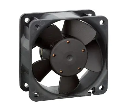 Produktfoto 1 von ebm-papst 600 N Axiallüfter, Kugel, 12V dc / 1.8 W 0.12 A, 2500 U/min, 43 m³/h IP68 60 mm 25.4mm 25.4 mm