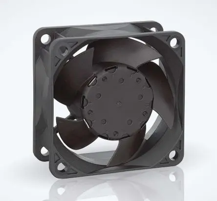 Produktfoto 1 von ebm-papst 630 Axiallüfter, Kugel, 12V dc / 1.6 W 0.12 A, 6300 U/min, 44 m³/h IP68 60 mm 25.4mm 25.4 mm
