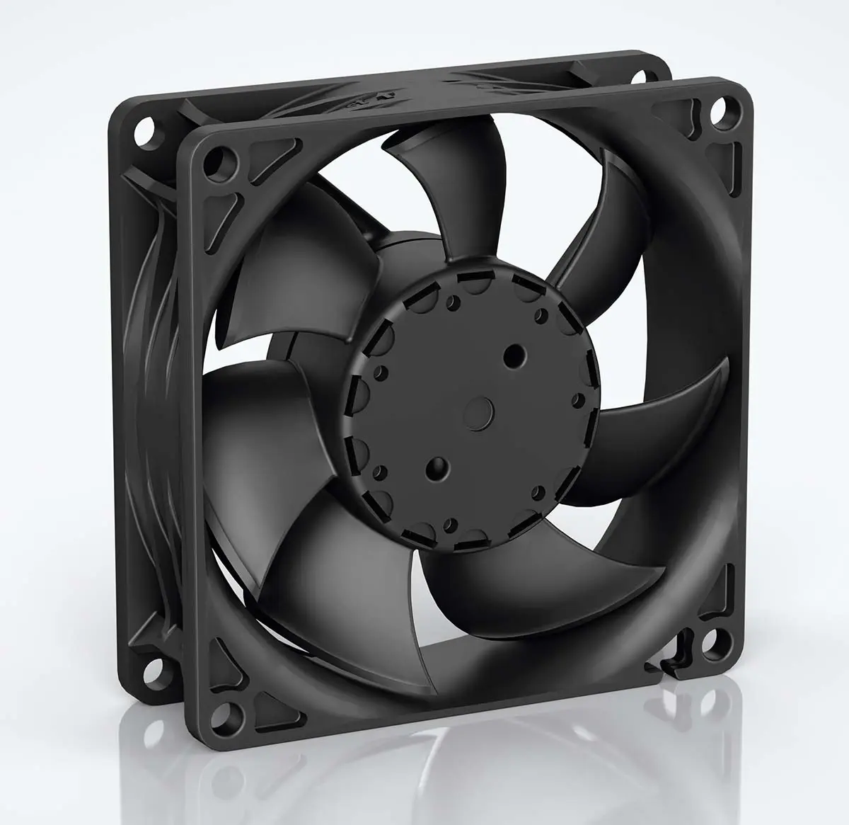 Produktfoto 1 von ebm-papst 8450 DC-Axiallüfter, Kugellager, 24 V dc / 6.8W, 80 x 80 x 25mm, 6200U/min, 117m³/h