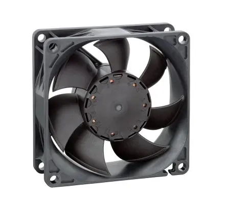 Produktfoto 1 von ebm-papst 8450 Axiallüfter, Kugel, 12V dc / 6.8 W 0.12 A, 6200 U/min, 117 m³/h IP20 80 mm 25.4mm 25.4 mm