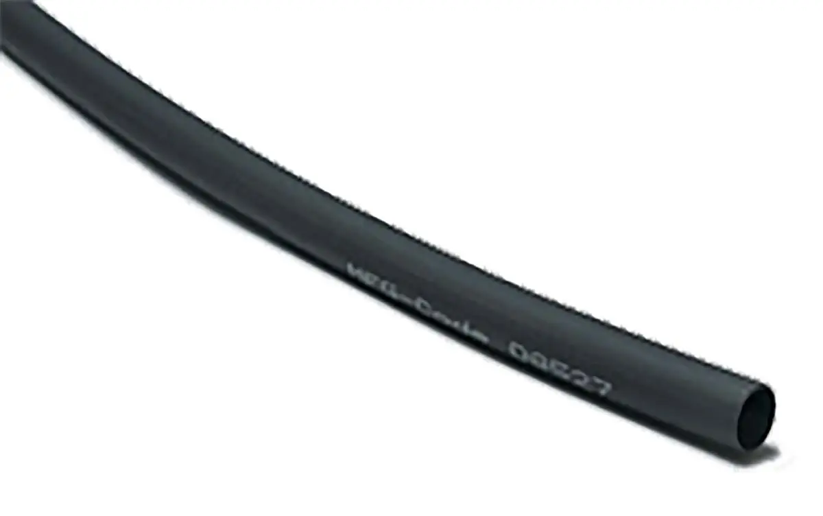 Produktfoto 1 von HellermannTyton SE28 Wärmeschrumpfschlauch, Elastomer Schwarz, Ø 12.7 mm Schrumpfrate 2:1, Länge 60m