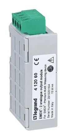 Produktfoto 1 von Legrand EMDX3 PLC-Erweiterungsmodul PLC-Erweiterungsmodul für Mehrzweck-Messeinheit 412053
