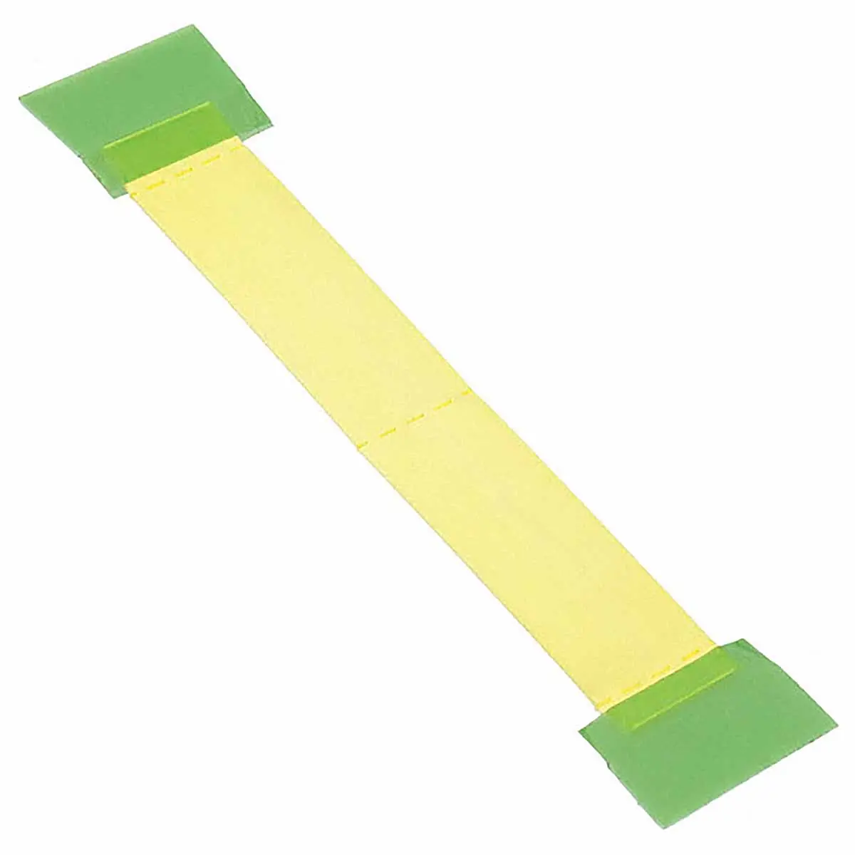 Produktfoto 1 von TE Connectivity Wärmeschrumpf-Etiketten B. 50 mm für TE-Drucker 1000 Per Pack auf Gelb 50 mm Weiß Strahlenvernetztes