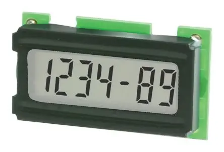 Produktfoto 1 von Kübler 194 Zeitgeber, Stundenzähler Addier Zähler LCD Elektrisch 6-stellig 60V, max. 75 Hz