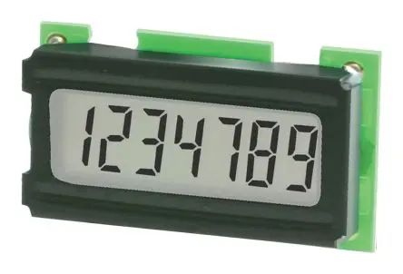 Produktfoto 1 von Kübler CODIX 190 Zähler Addier Zähler LCD Elektrisch 7-stellig 60V, Impuls, max. 10 kHz