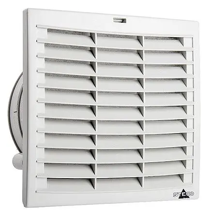 STEGO Filter Fan Plus FPO Lüfterfilter Typ Ansaugfilter für 223 x 223 mm Lüfter, 51 mm, Rahmen Mat.: Kunststoff,