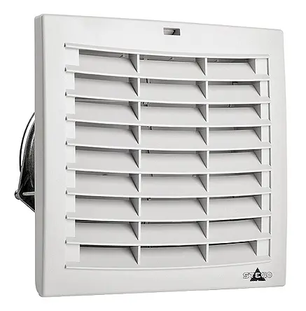 STEGO Filter Fan Plus FPI AC Filterlüfter, 58 dBA, 115V ac, 38W, 187 m³/h, IP54 215 mm 215 mm