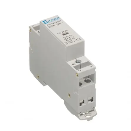 Produktfoto 1 von Europa EUC Schütz 24V ac-Spule, 2-polig, 240V ac / 20 A 24V ac 4 kW 2 Öffner Motorsteuerung 2-Hilfskontakte