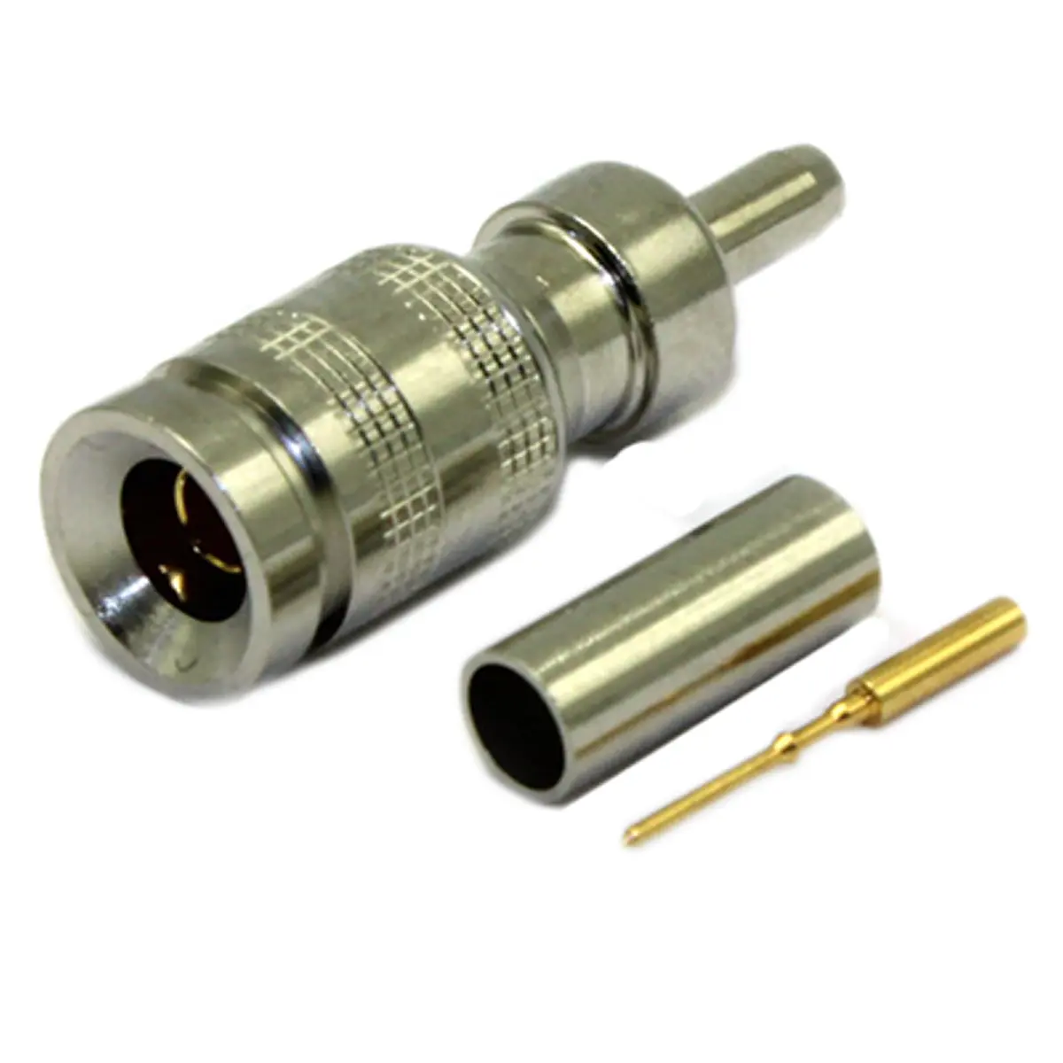 Produktfoto 1 von COAX Connectors Stecker Koaxialsteckverbinder 1.0/2.3-Steckverbinder, Kabel, 75 Ω Crimpbefestigung, Miniature