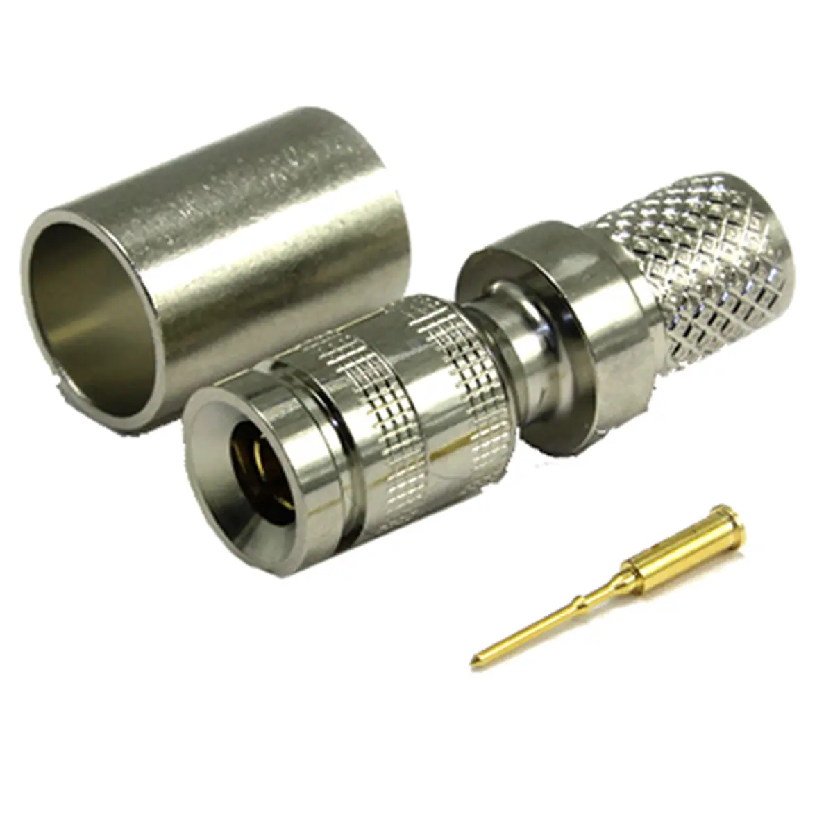 Produktfoto 1 von COAX Connectors Stecker Koaxialsteckverbinder 1.0/2.3-Steckverbinder, Kabel, 75 Ω Crimpbefestigung, Miniature