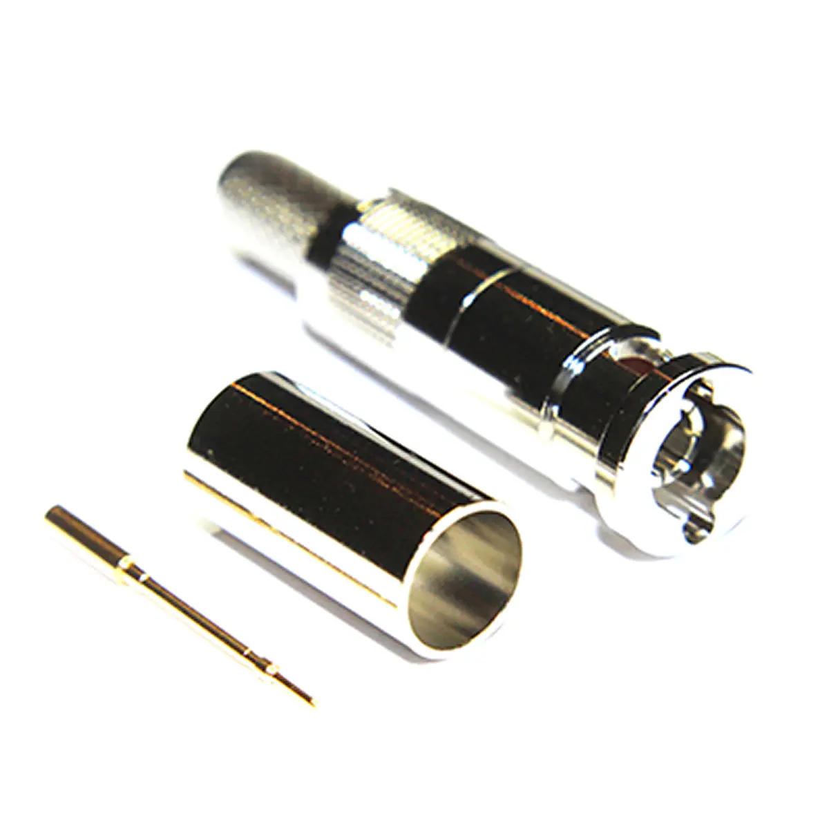 Produktfoto 1 von COAX Connectors BNC Stecker Koaxialsteckverbinder Micro-BNC-Steckverbinder, Kabel, für Draka 0,6,2,8 AF, BELDEN