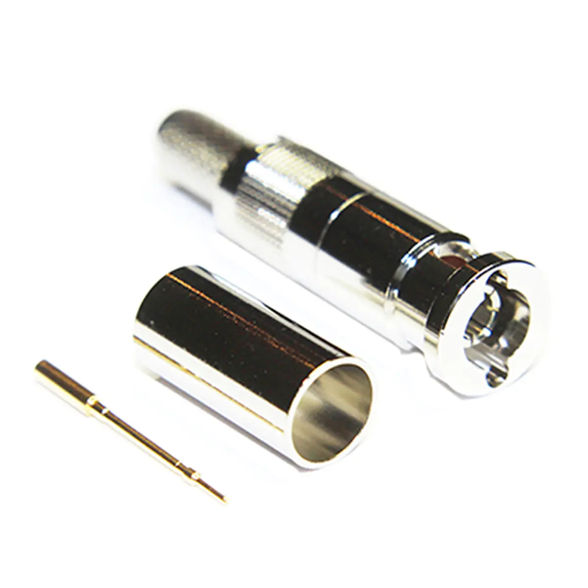 Produktfoto 1 von COAX Connectors BNC Stecker Koaxialsteckverbinder Micro-BNC-Steckverbinder, Kabel, für BELDEN 735A, CT1320, Draka