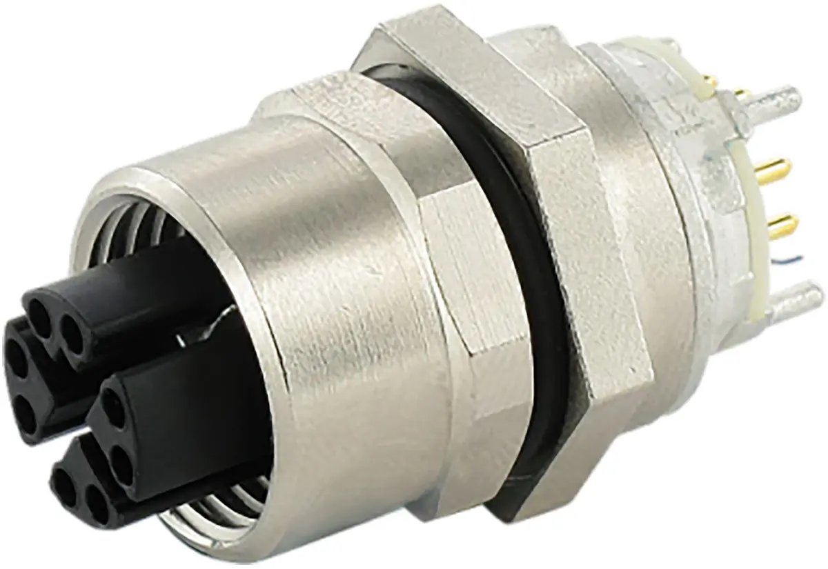 Produktfoto 1 von Murrelektronik Limited 7000 M12 Rundsteckverbinder Buchse 8-polig Buchse 500mA Hinten IP40