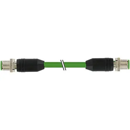Produktfoto 1 von Murrelektronik Limited X-Coded, 8-polig Sensor-Betätigungselementkabel, Gerade Stecker 8 / Gerade Stecker, Länge 10 m