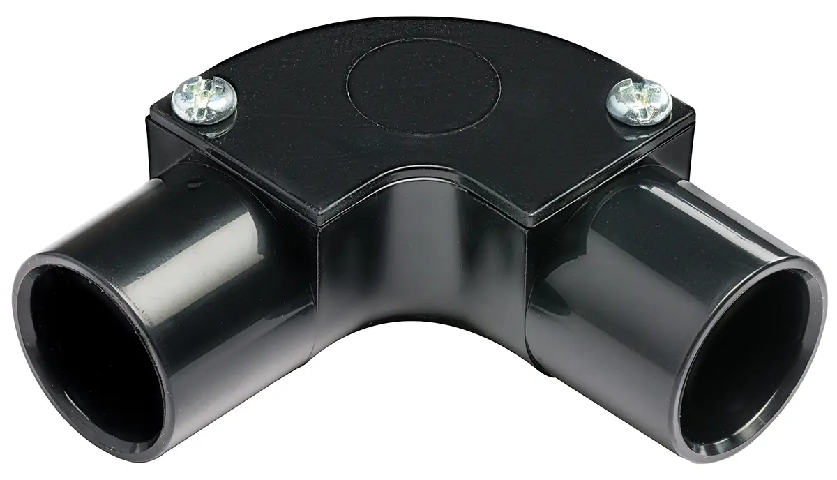 Produktfoto 1 von RS PRO ISM Polyvinylchlorid Kabelrohr Befestigung Kabelrohr 20 mm Schwarz