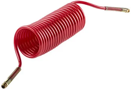 Produktfoto 1 von RS PRO 3.5 m Polyamid Spiralschlauch Rot, Innen-Ø 8 mm, 15 bar 80 °C -40 °C