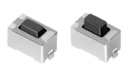 Produktfoto 1 von Alps Alpine Taster SPST Taste 50mA Tastend 0.8 mm Schwarz Oberfläche B. 3.5mm L. 6 mm