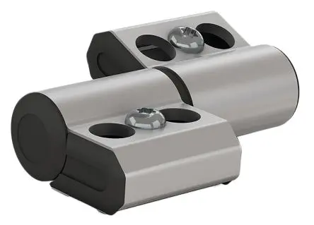 Produktfoto 1 von Pinet Aluminium Drehmomentscharnier Reibung Abnehmbarer Stift Schraubbefestigung Freischwingend, 16 mm x 60mm x 77.5 mm