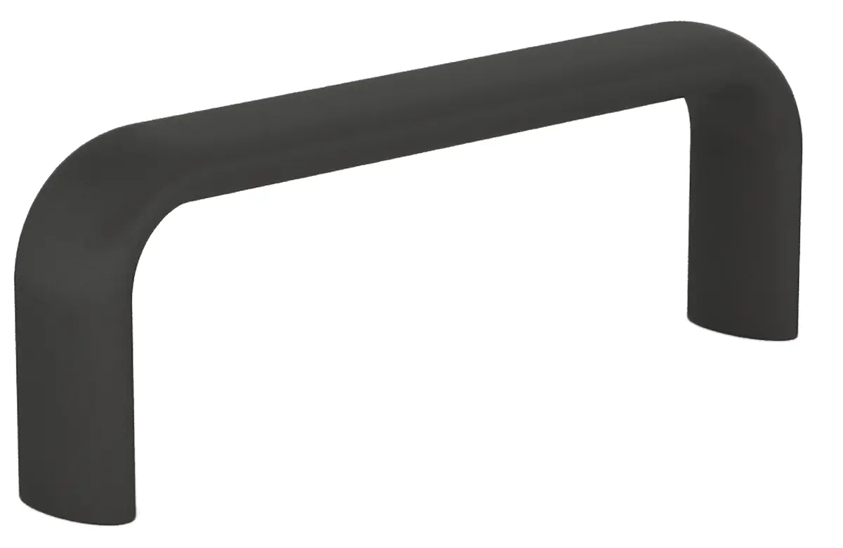 Produktfoto 1 von Pinet Matt Schwarz Aluminium Griff, L 75 mm H 38 mm B 16 mm, Lochabst. 75 mm