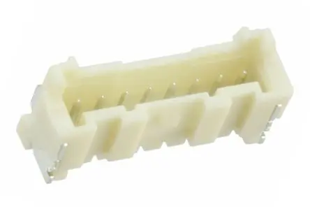 Produktfoto 1 von JST PA Leiterplattenleiste gewinkelt, 8-polig / 1-reihig, Raster 2 mm Raster Oberfläche, Kabel-Platine, Ummantelt