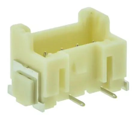 Produktfoto 1 von JST XA Leiterplattenleiste Gerade, 4-polig / 1-reihig, Raster 2.5 mm Raster Oberfläche, Kabel-Platine, Ummantelt