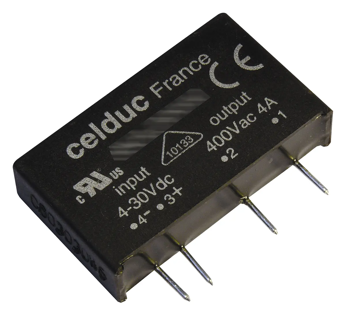 Produktfoto 1 von Celduc SK SK THT Halbleiterrelais mit Nulldurchgang 280 V ac / 25 A