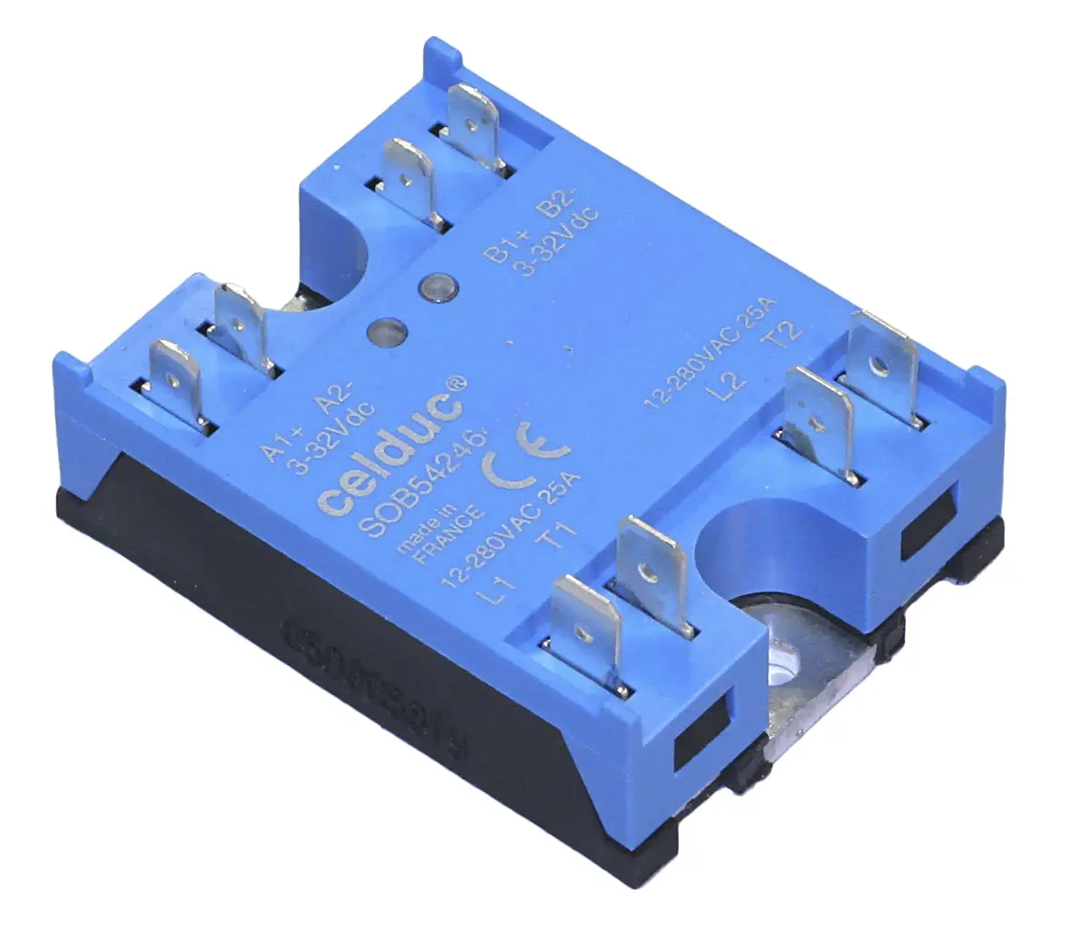 Produktfoto 1 von Celduc SOB8 DIN-Hutschiene Halbleiterausgang, SPST 600 V ac 30V ac/dc