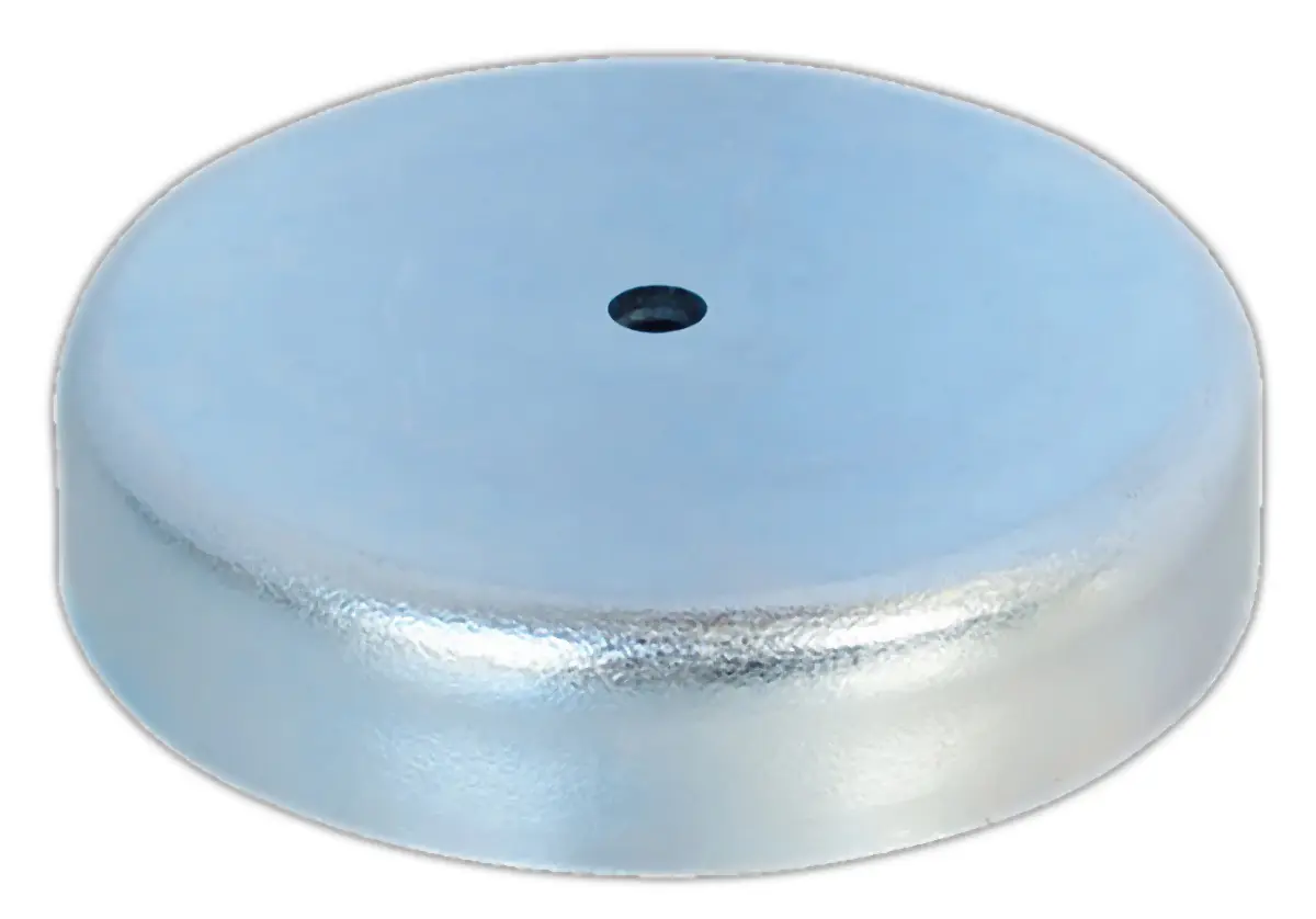 Eclipse Topf Magnet, Bohrung, Ø 50 mm x 10 mm x 10 mm, Zugkraft 18 kg
