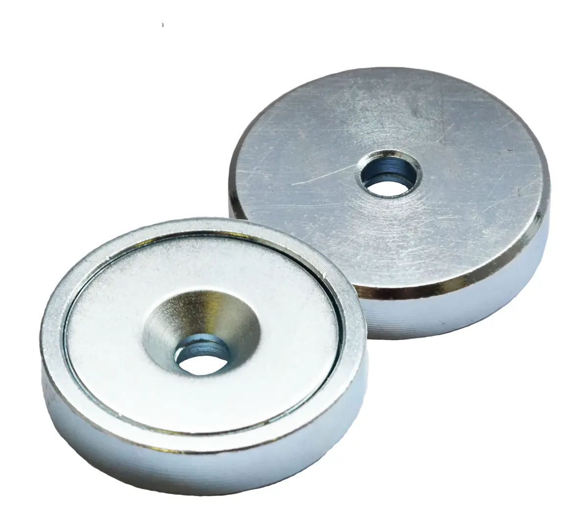 Produktfoto 1 von Eclipse Neodym Magnet, 10 mm, 1.3 kg Gewindebohrung x 10 mm, L. 4.5 mm